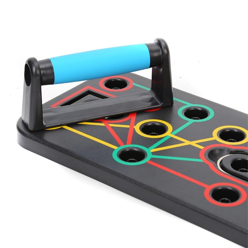 Foldable Push Up Board Multifunctional Push Up Bracket Board Arm Abdominal Muscle Training Portable Calisthenics Equipment For Men & Women Target Chest, Back & Triceps For Home Gym(Suits B)