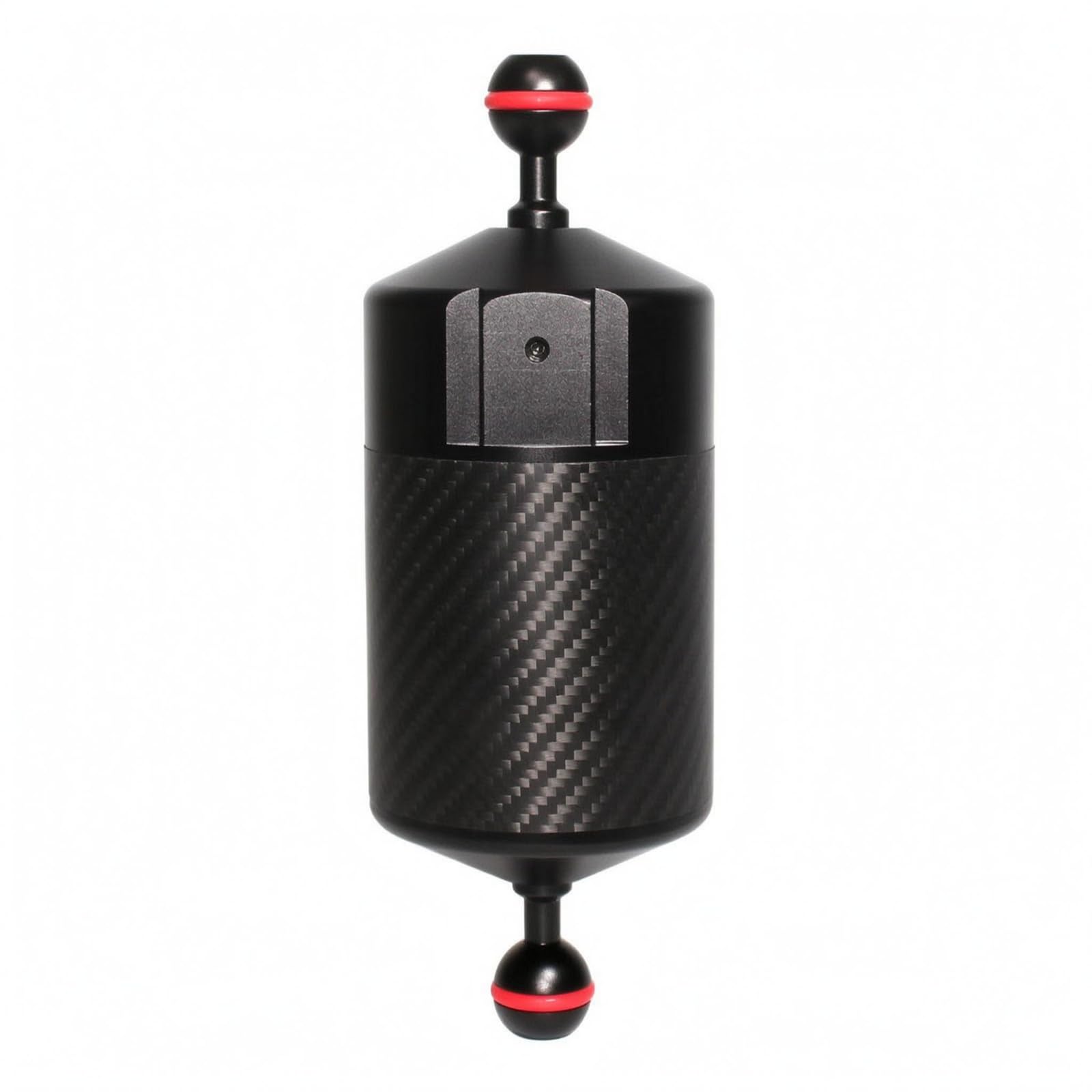 Underwasser Kamerahalterung Unterwasser Kamera Halterung Schwimm Arm Auftriebsarm Aluminium Tragfähig Rostfrei Kugelgelenk System für Modulare, Schwarz, FA80 83 220mm