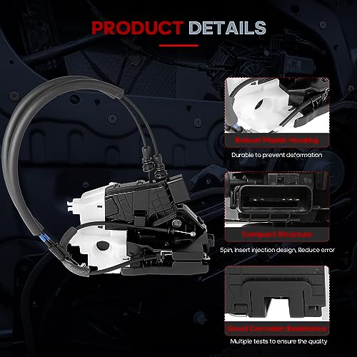 Image of CCIYU Door Lock Actuator Rear Right side For Hyundai Tucson 2016-2021 | Door Lock Latch Actuator replaces for 81420-D3000