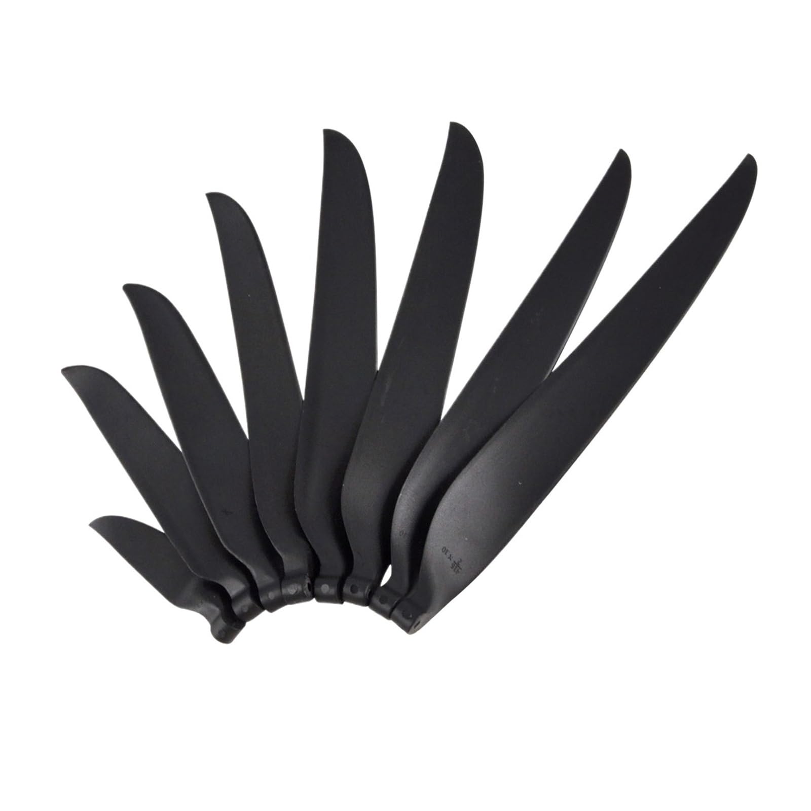 Hélice plegable de plástico 6 a 18,5 pulgadas, 1 par(7x3 inch)