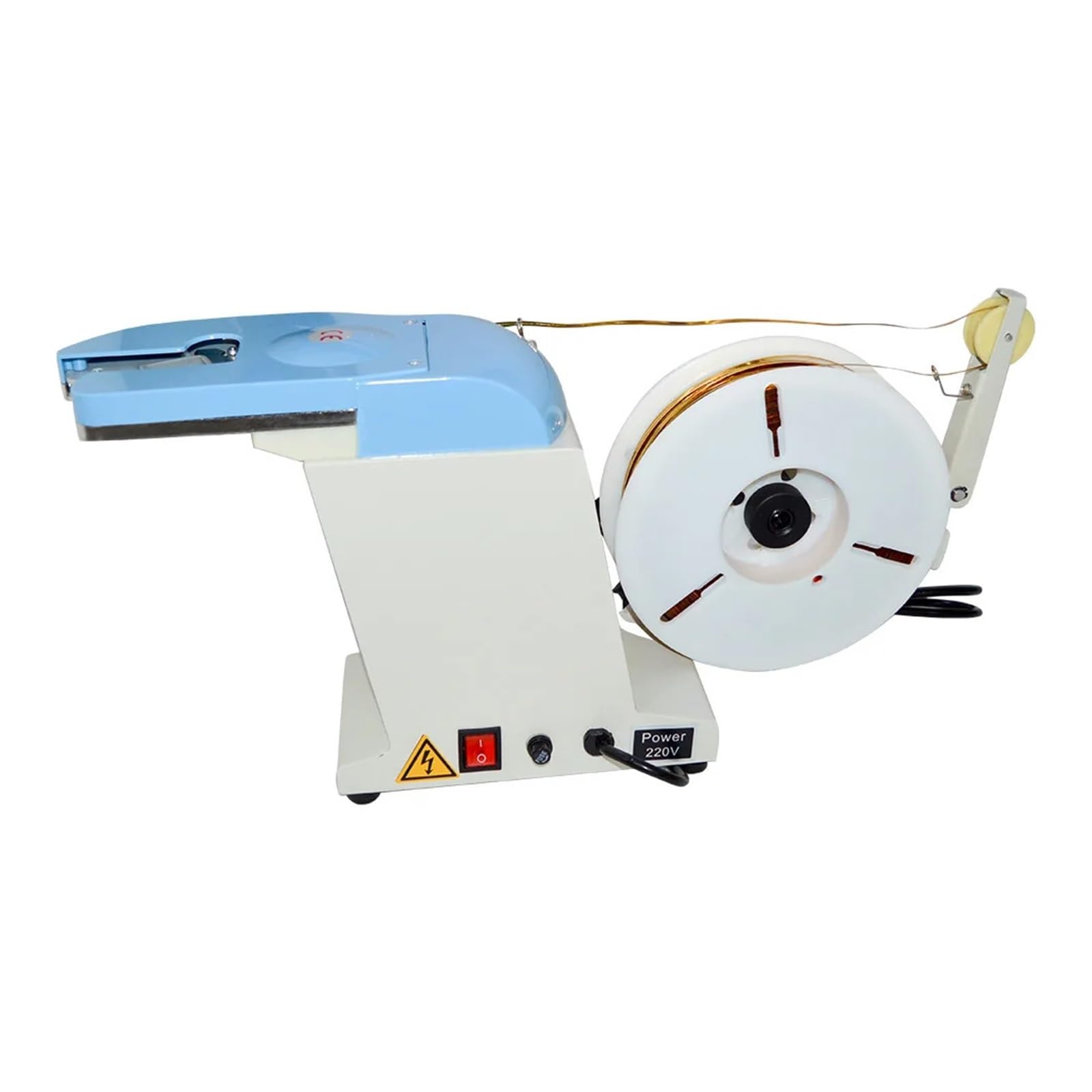 Cfwwsaq One Color Strapping Machine, Automatic Bread Bag Twist Tie Machine, Golden Wire Candy Bag Tying Machine, Toast Bag Twisting Tie Machine, Bag Twist Tie Dispenser