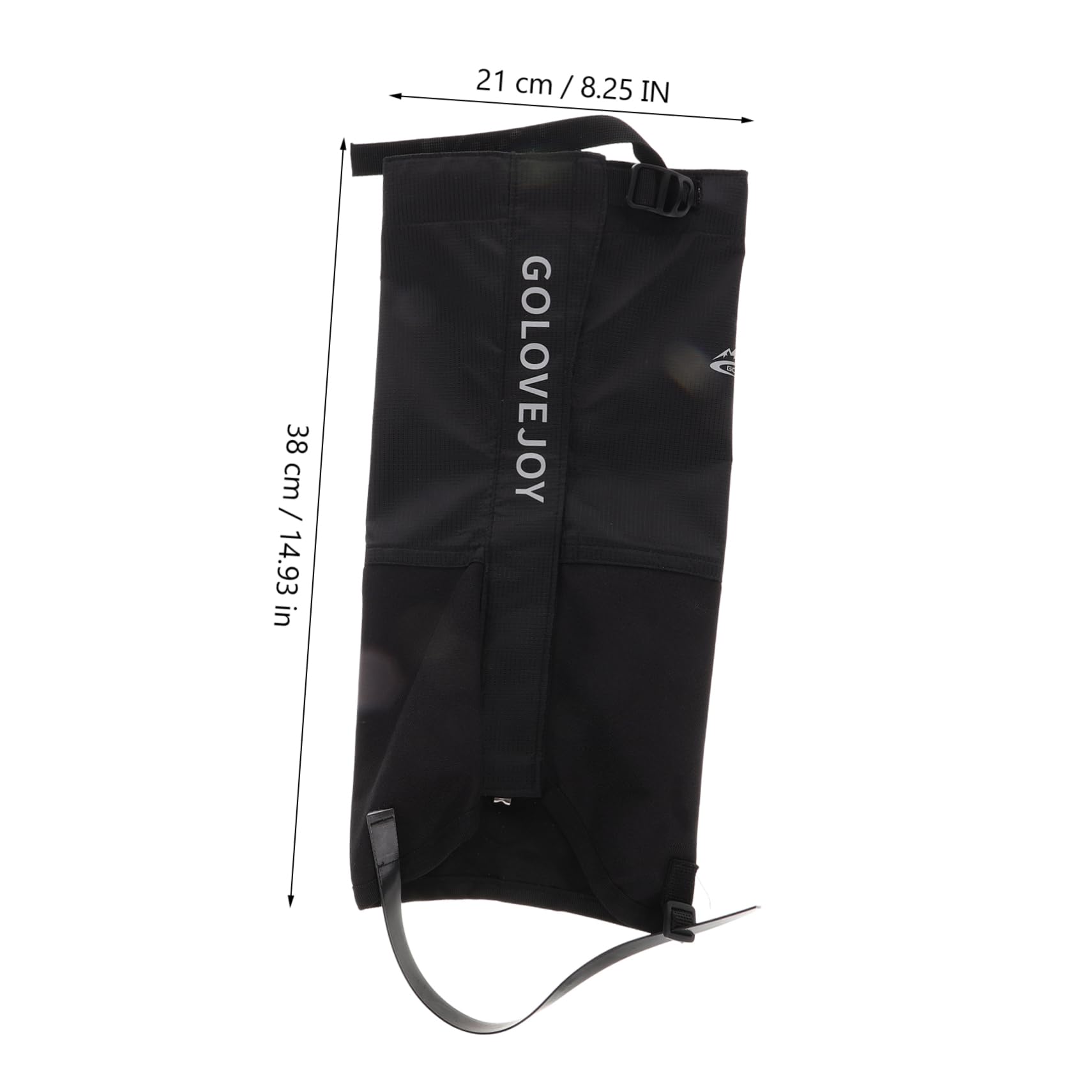 balacoo 1 Pair Boots Gaiters Waterproof Outdoor Hiking Camping Foot Cover Ankle Snow Winter Leg Guard Thermal Protective Camping Leg Cover Black Nylon