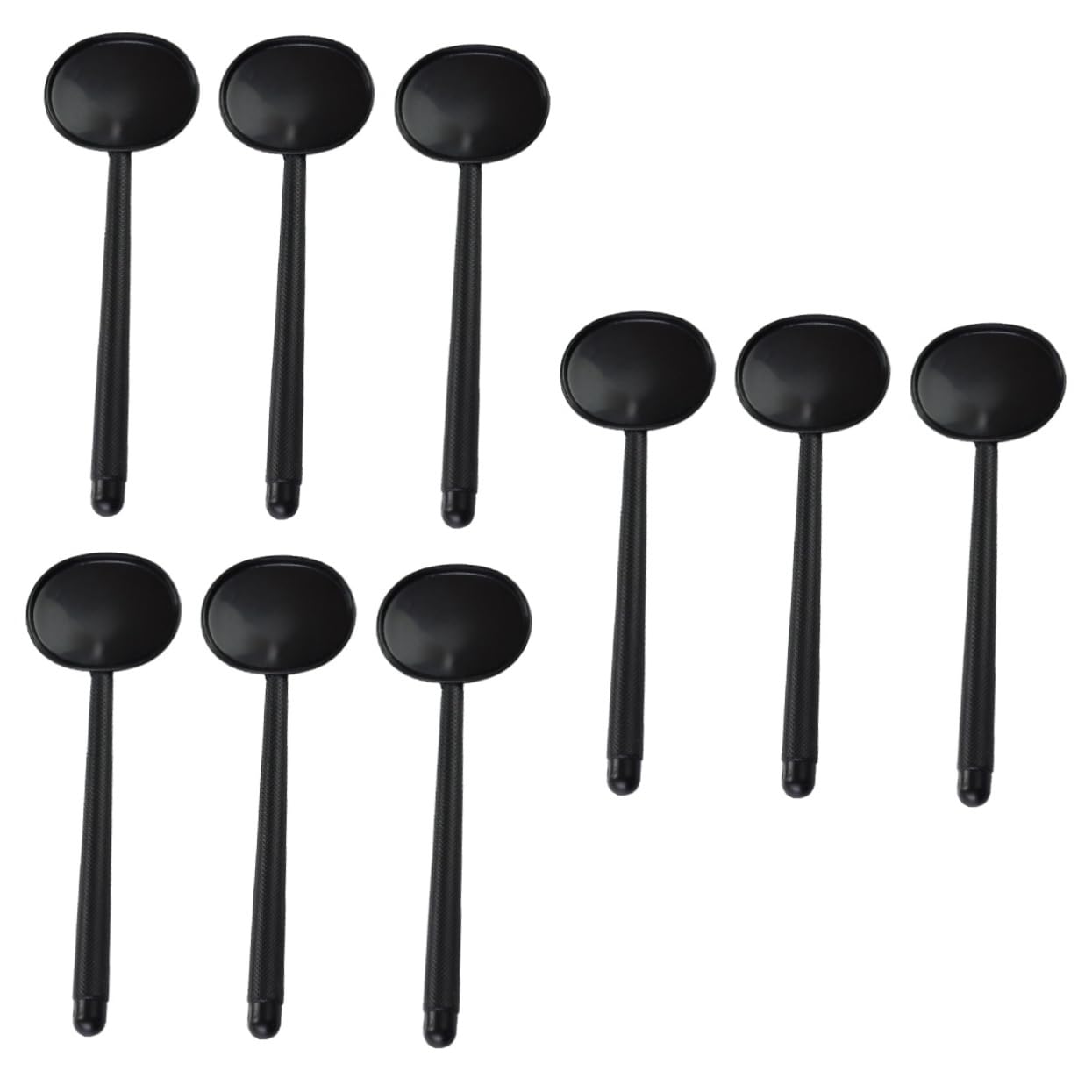 SOLUSTRE 9 Pcs Pinhole Occluder for Eye Exams Vision Testing Equipment Black Suit Eye Chart DRS Use Black Outfit Eye Occluder for Eye Glasses Black Eye Occluder Handheld Plug Blindfold