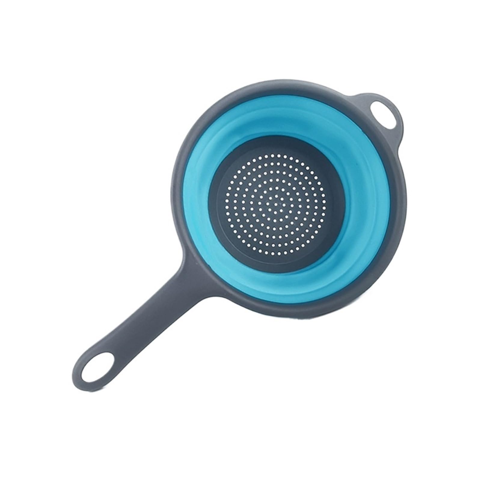 WZPTLKIBAD Silicone Collapsible Colander Kitchen Strainer with Handle