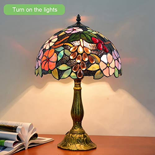 Lampe de vitrail faite à la main style victorien chic - 5