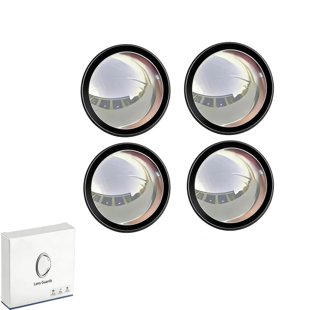 QIZUN 4Pcs Car Camera Lens Protector for Mercedes Benz AMG A35 A45 A45S C43 C63, Car Reversing Camera Protective Stickers,clear Oil-proof Invisible Anti-smudge