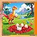 3 in 1 Magnetic Dinosaur Puzzles for Kids Ages 3-5, 3x20 Pieces Puzzles for Toddlers 4-6, Car Airplane Road Trip Activities Magnet Games Toys for 3 4 5 6 Year Old Boys