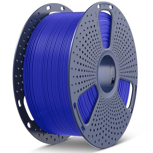 Image of SUNLU 3KG PLA+2.0 3D Printer Filament, Large Spool PLA+ Filament 1.75mm, Tougher and Stronger, Dimensional Accuracy + /-0.02mm, 3KG(6.6lbs) /1 Spool, Klein Blue