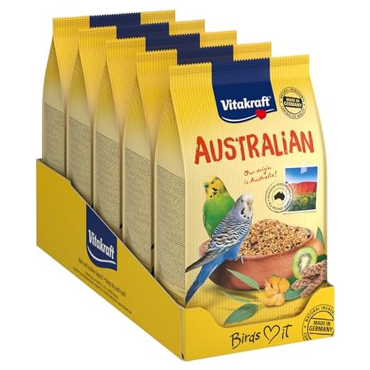 Vitakraft Fågelmat parakit Australian, 5 x 800 g