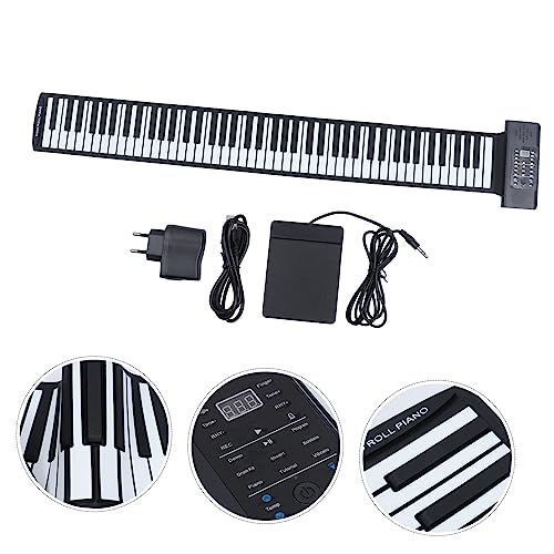 TOYANDONA 1 Ensemble 88 Rouleaux 88 Touches De Piano Piano Électronique Portable Clavier En Silicone Piano Instrument De Musique Piano Pour Débutant 88 Touches Piano Pliable 88 Touches - Les Beatles, Paul McCartney, John Lennon, RIngo Starr, George Harrison TOYANDONA 1 Ensemble 88 Rouleaux 88 Touches De Piano Piano Électronique Portable Clavier En Silicone Piano Instrument De Musique Piano Pour Débutant 88 Touches Piano Pliable 88 Touches – Image 7