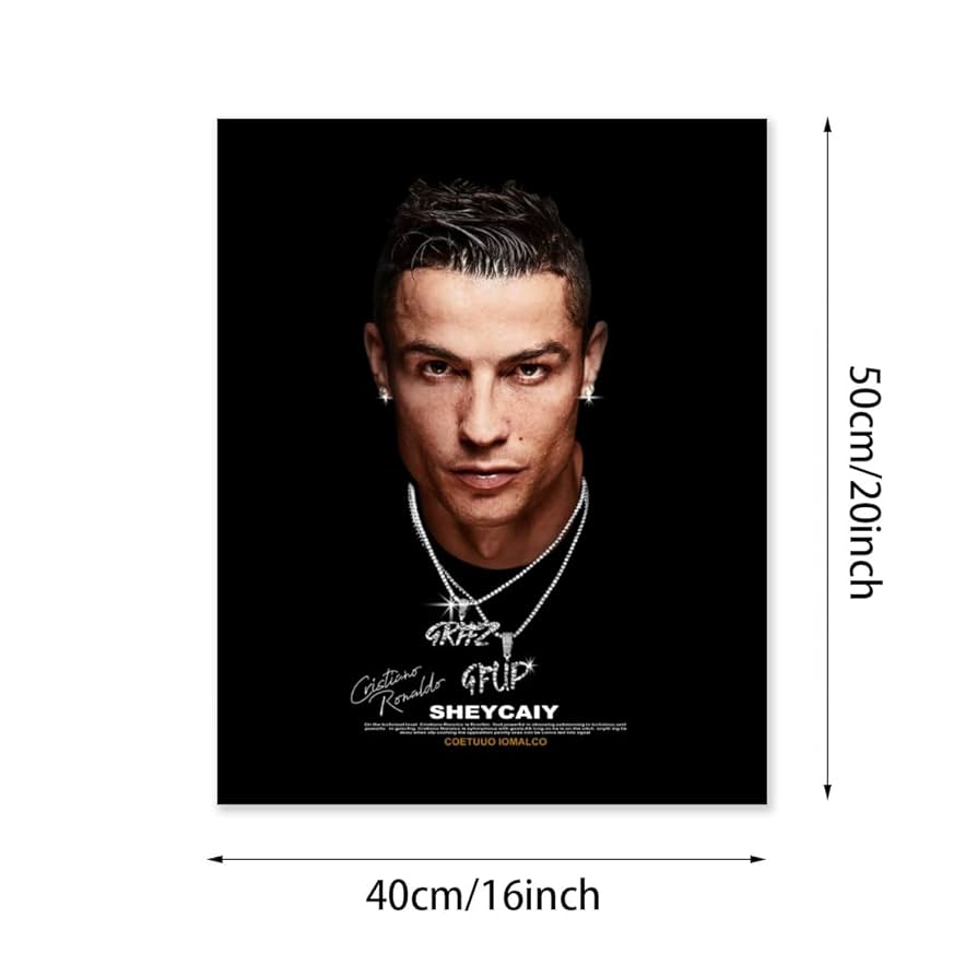 クリスティアーノ・ロナウド 美術品 アート作品 コーヒー豆