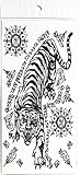 PP TATTOO 1 Sheet Tiger Sak Yant Yantra Talisman Amulet Muay Thai Tattoos Body Art Fake Tattoo for Women Men Teens Arm Temporary Tattoo Body Sticker