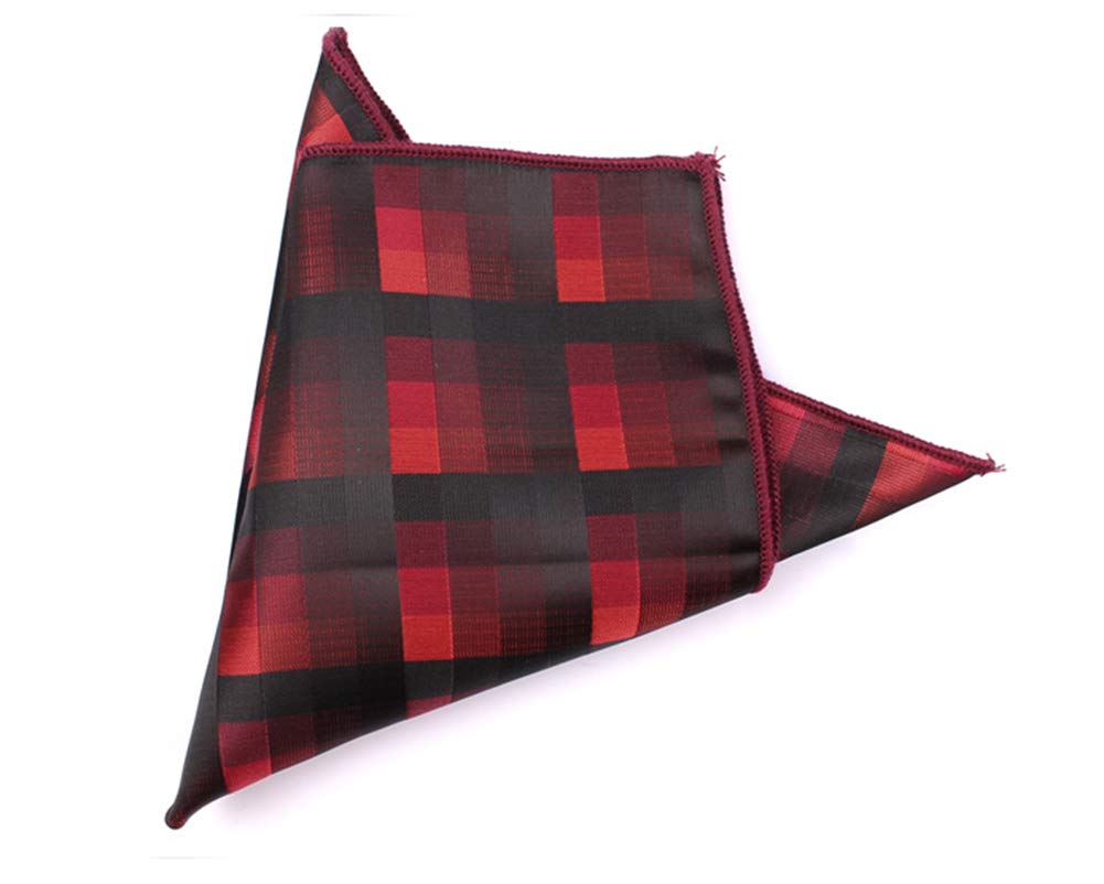 Kihatwin Skinny Ties for Mens Novelty Plaid Check Business Wedding Fashion Formal Neckties 2.7, Pocket Square, Bow Ties