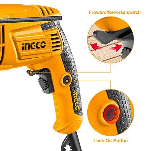 INGCO Impact Drill, 750W 03000rpm 13mm Power Hammer Drills