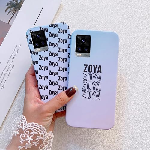 Image of COLORflow Back Cover Compatible with Vivo V20 | Ombre Color Customized Back Cover Compatible with Vivo V20
