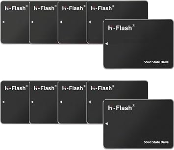 120GB SATA SSD, 2.5 SSD SATA III 6 Gb/s Internal Solid State Drive Up to 550 MB/s 3D TLC Cache for Laptop and PC Desktop Performance Boost 120GBx10, 2.5 inch
