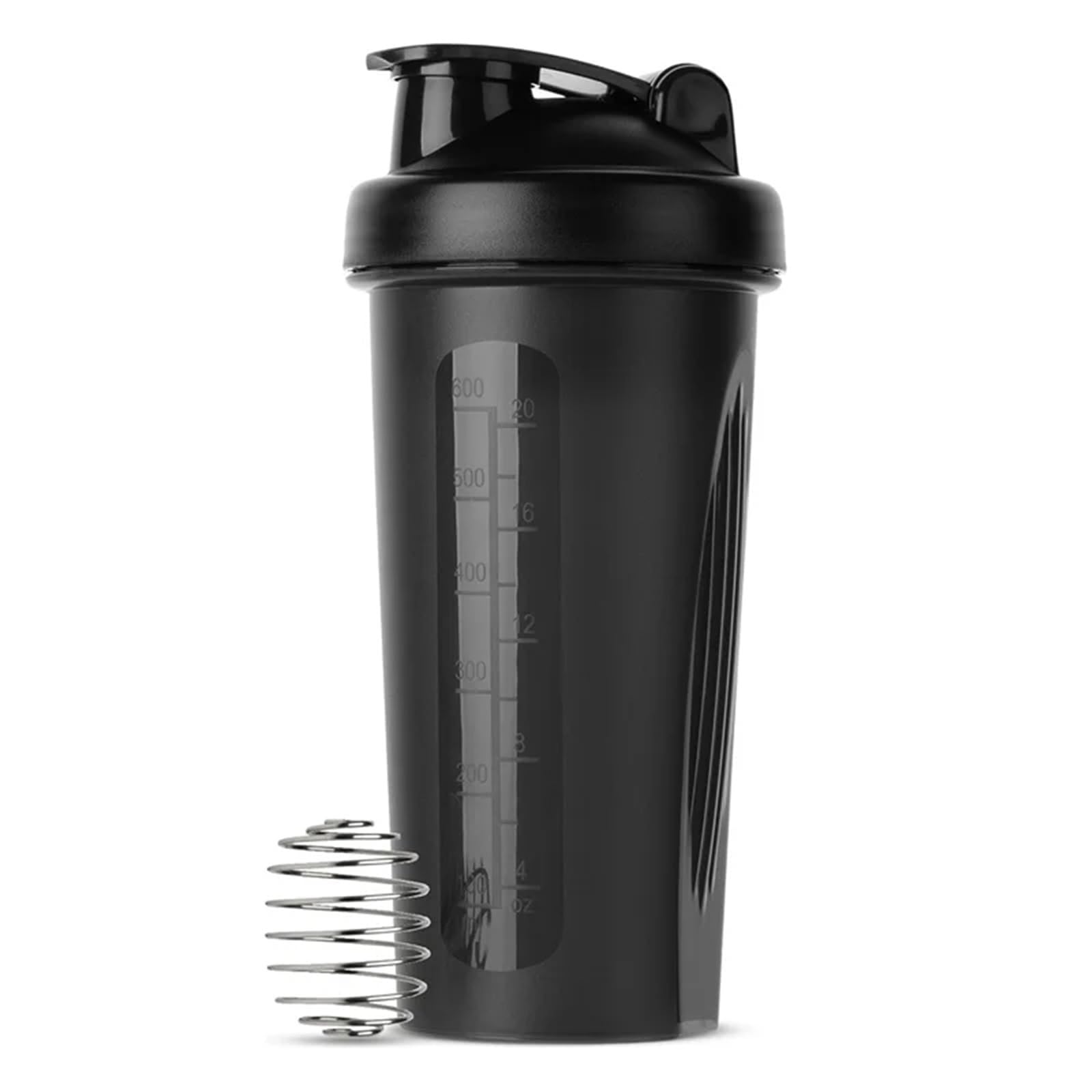 Tragbare Flasche aus Kunststoff, Protein-Shaker, für leidenschaftliche Athleten, Fiess, Getränke, auslaufsicher (Rot)