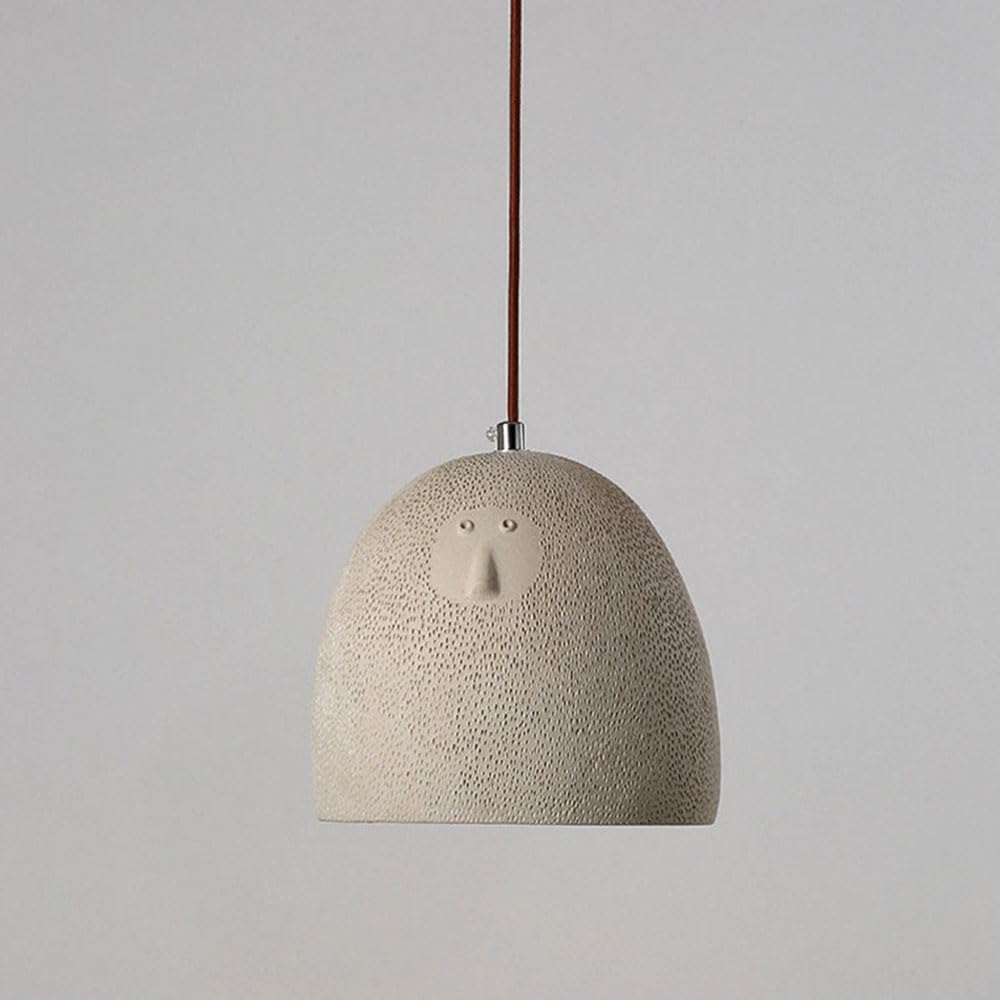 Lustre en forme de dôme en béton haut de gamme pour intérieur épuré