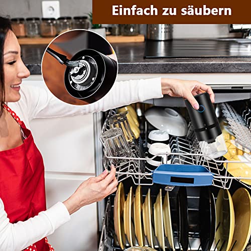 IVEOPPE Molinillo de café eléctrico y de especias, grado de molido ajustable con tapa de seguridad, granos de café… - Imagen 7