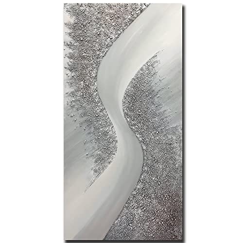 Yotree Paintings, 24x48 Inch Paintings Oil Hand Painting 3D Artwork Art Wood Inside Framed Hanging Wall Decoration Abstract Wall Art