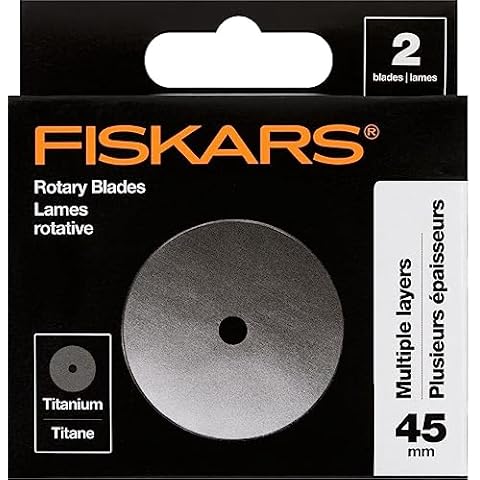 Fiskars 45mm Titanium Rotary Blades for Crafts Cover