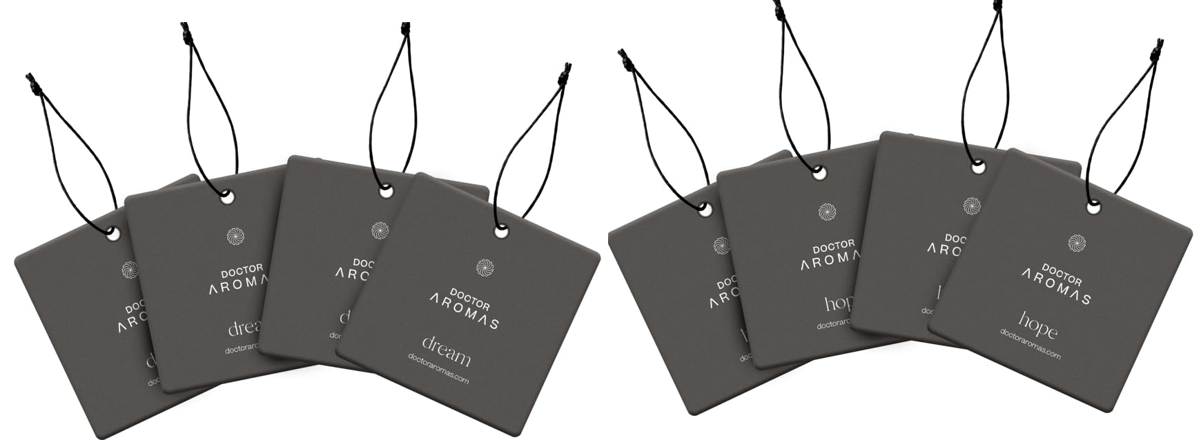 Doctor Aromas Car Perfume Bundle (8-Pack) Hope & Dream On-the-Go Scenting