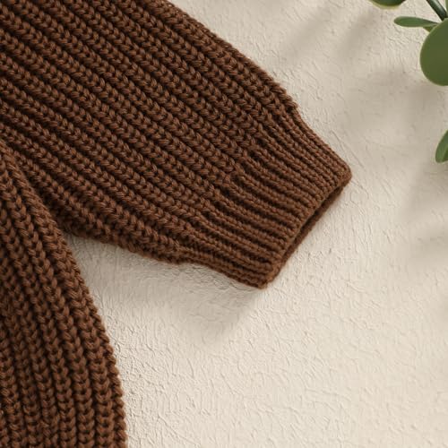 baby girl boy toddler knit sweater cute round neck long sleeve blouse pullover oversized sweatshirt warm kids tops