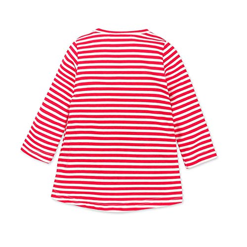 Peuter Kids Baby Meisjes Kerstman Gestreepte Prinses Jurk Kerst Outfits Kleding - Afbeelding 5