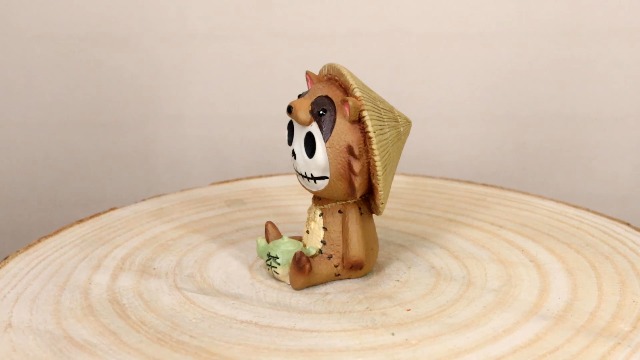 Amazon.com: Ebros Furry Bones Japanese Raccoon Dog Tanuki Skeleton