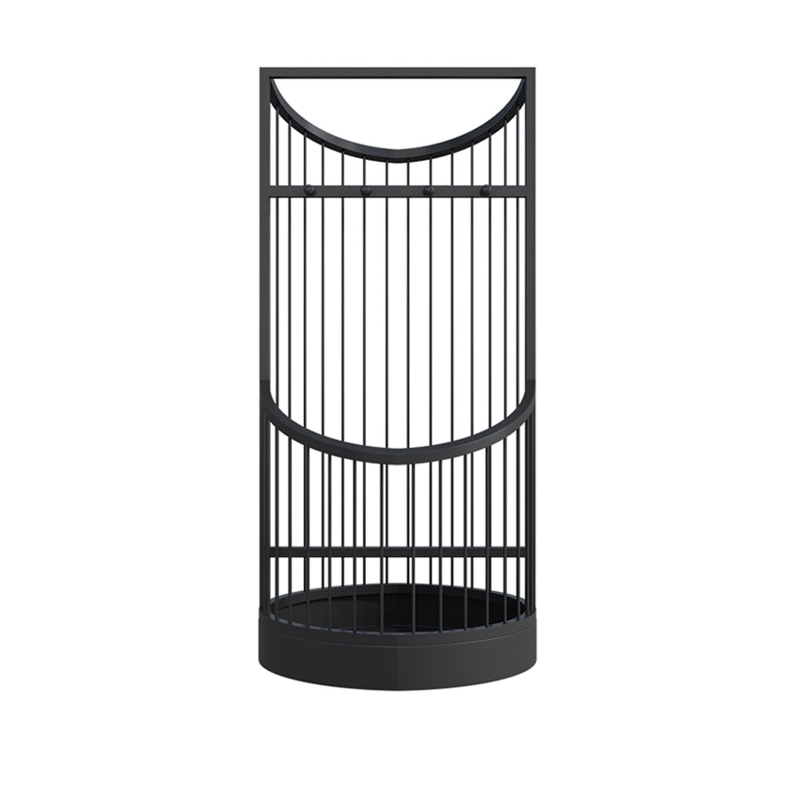 BHFPFZA Heavy Duty Double Layer Umb Stand Metal Entrywayfor Hallway & Commercial Office Large Capacity Storage Solution for Home & Office