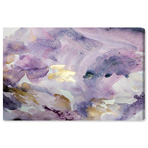 The Oliver Gal Artist Co. Abstract Wall Art Canvas Prints 'Carried Away Amethyst' Home DÃ©cor, 36 in x 24