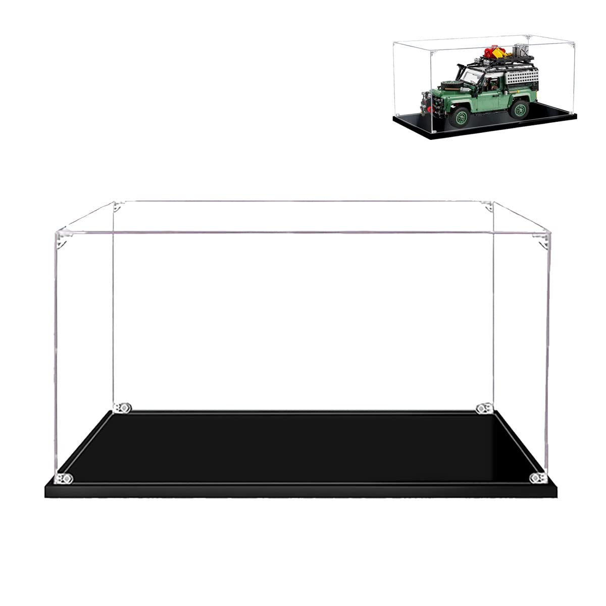 Hosdiy Display Case - Acrylic Display Box Showcase for Lego 10317 - Compatible with (Defender 90 10317) Model (Only Display Case)