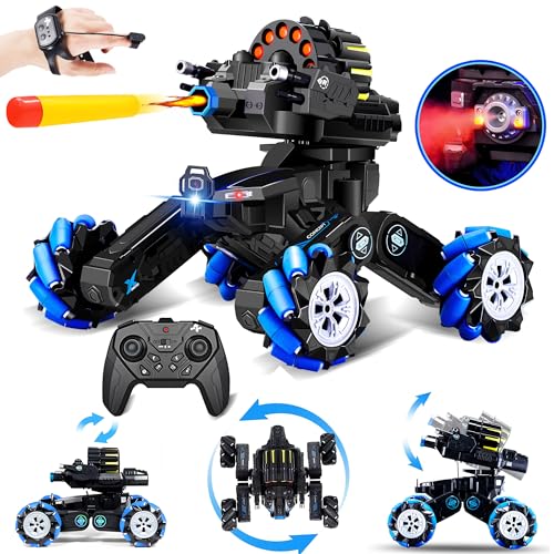 Tanque RC con Control y Tren Domino STEM 80 Piezas miniatura 3