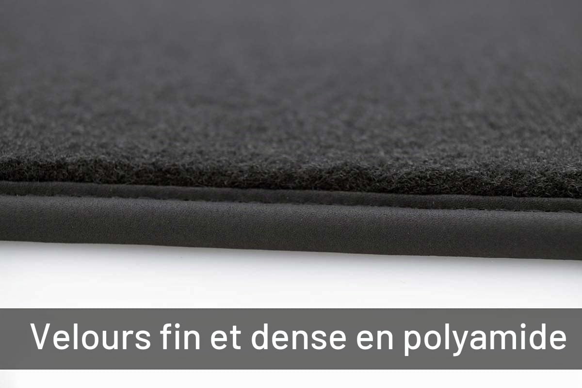 kh Teile Lot de 4 tapis de sol en velours pour A4/S4/RS4 (8E B6 B7) Anthracite