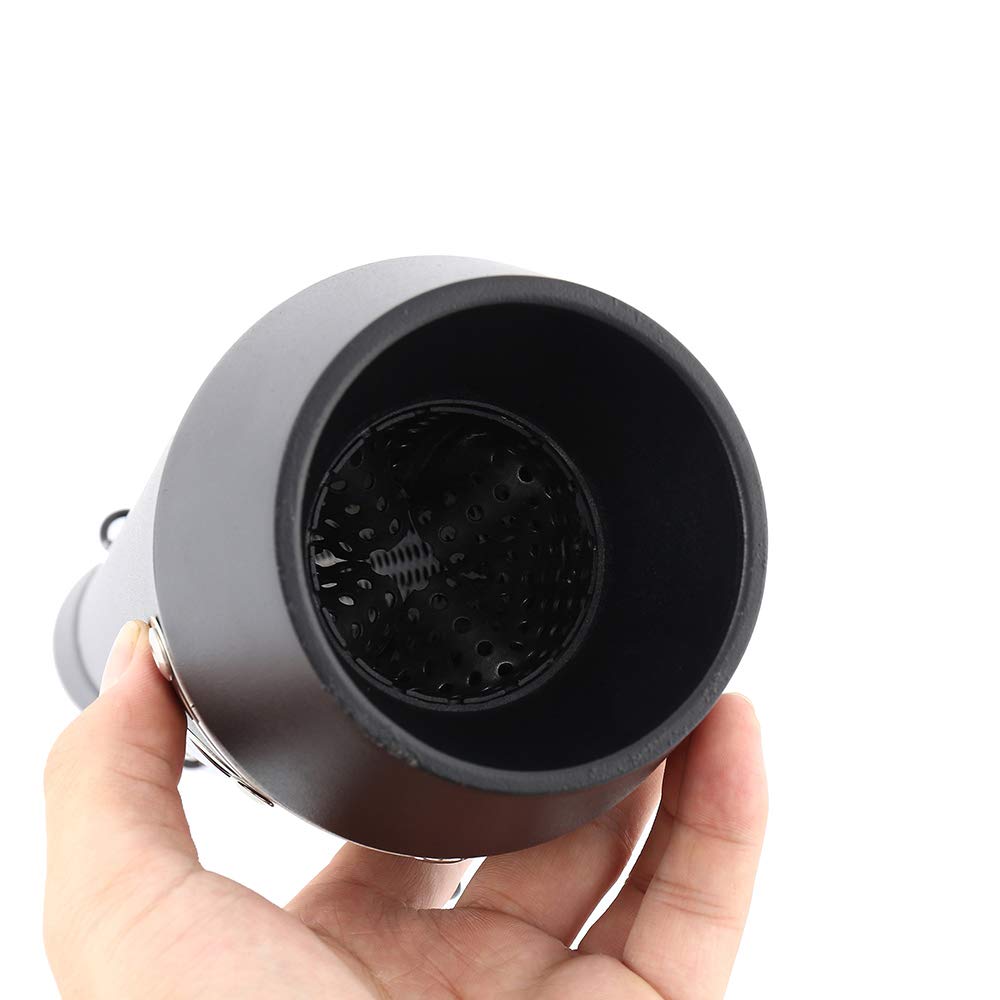 Silenziatore di scarico moto scooter diametro 38-51 mm, tubo di silenziatore rimovibile GP in fibra di carbonio