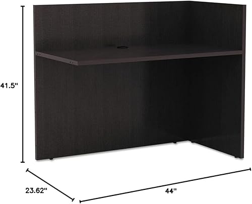 Miniatura 2 de Alera ALEVA324424ES Valencia Series 44-18 pulgadas x 23-58 pulgadas x 41-12 pulgadas. Devolución reversible para recepción, color espresso