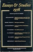 Essays and Studies 1978: Being Volume Thirty-One of the New Series of Essays and Studies Collected for the English Association. 0719535069 Book Cover
