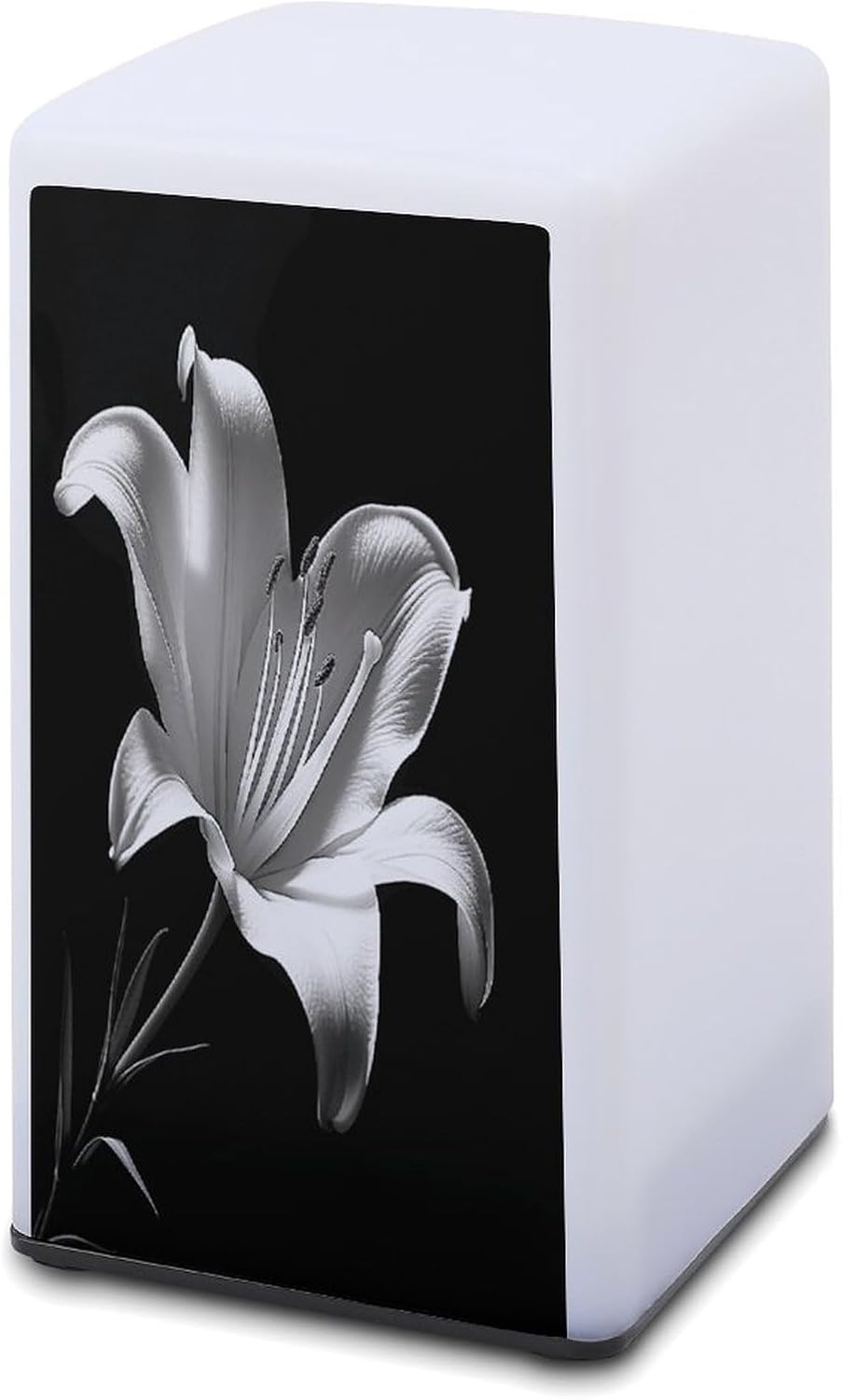 Cordless Night Light Battery Powered Dimmable Lamp for Reading Lily Small Desk Lamp for Bedroom Living Room Office