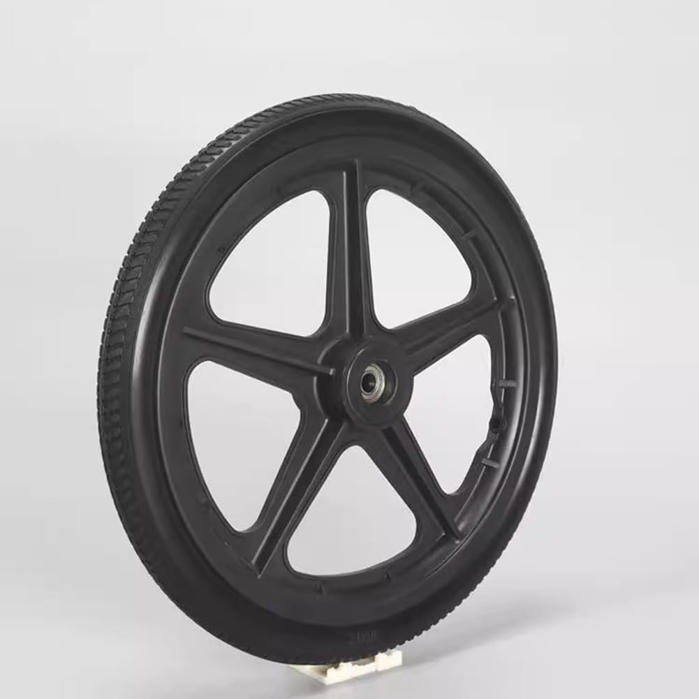 Repuestos para Rueda Trasera de Silla de Ruedas de 16 Pulgadas, 16 X 1,75 Rueda Sólida de PU No Neumática Para Andadores de Silla de Ruedas
