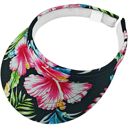 Image of Sun Visor Hats Women Wide Brim Adjustable Clip On Visors Beach Men Hat