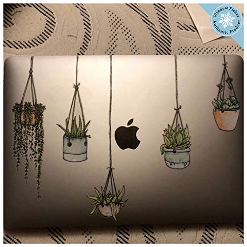 image for Window Flakes Hanging Plant Laptop Sticker Pack - Plant Stickers Lapto