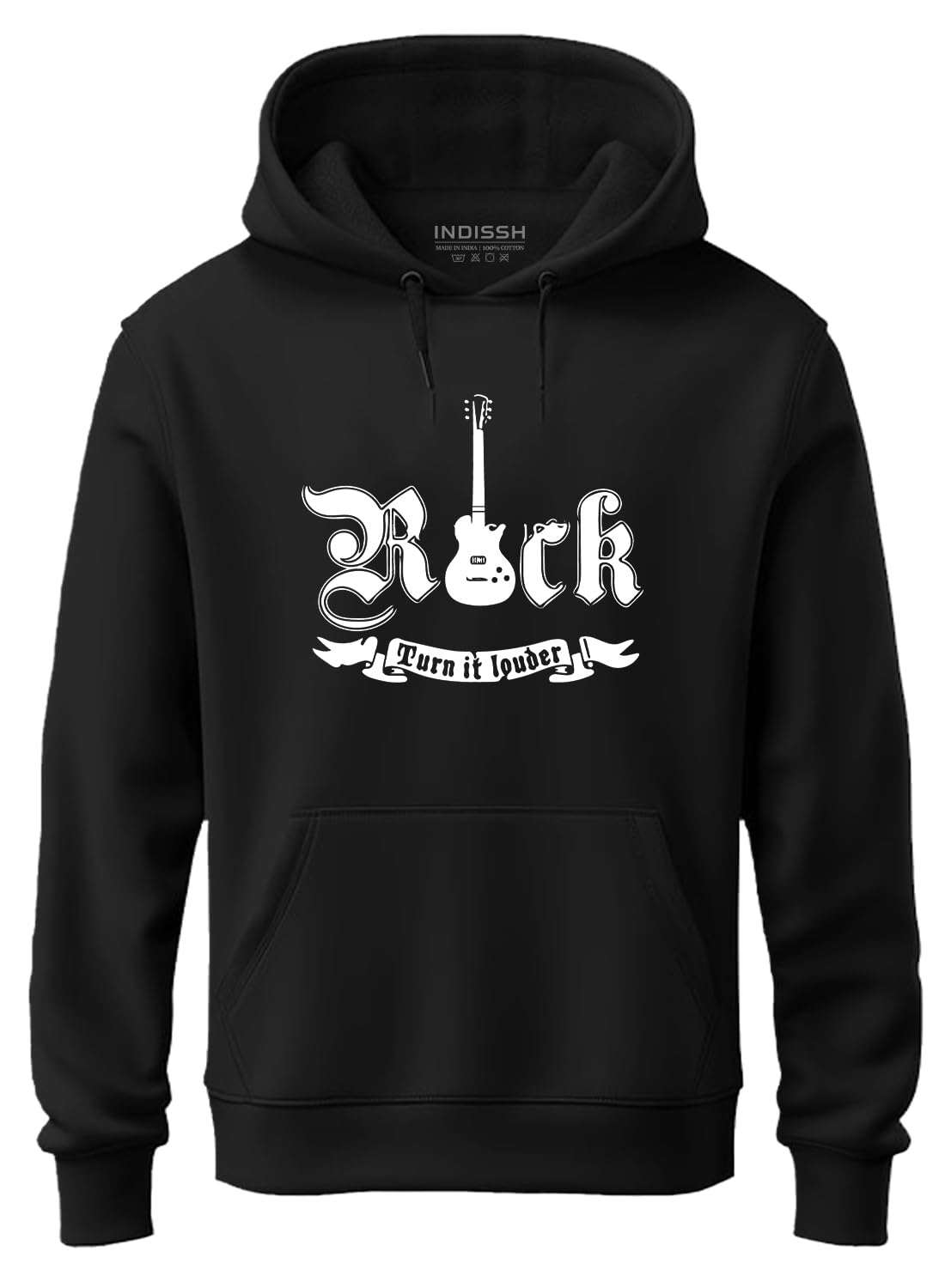 Hoodies | Unisex Hoodie Sweatshirt Music Front Back Printed for Both Girls and Boys MU-METAL2