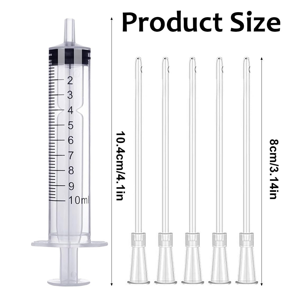 WUSJCOF 6 Pezzi Strumento per Alimentazione Manuale, Alimentatore per Pappagalli e Pulli, Tubo per Veloce, Siringhe per Uccelli Domestici Giovani,Contiene 1 tubo da iniezione da 10 ml