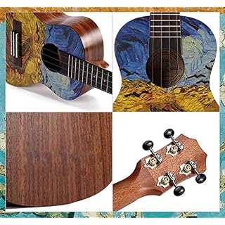 Ukulélé de 23 pouces de type C placage débutant étudiant adulte oeuvre à la main - Les Beatles, Paul McCartney, John Lennon, RIngo Starr, George Harrison Ukulélé de 23 pouces de type C placage débutant étudiant adulte oeuvre à la main – Image 3