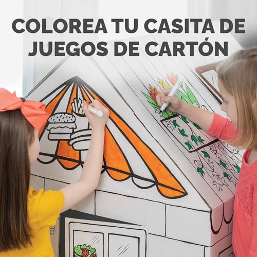 Casa de cartón para niños juguete creativo interior XL pastelería ecológica Bankers Box 3