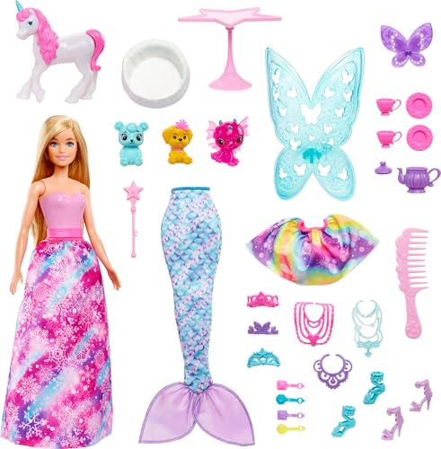Calendario de Adviento Barbie Dreamtopia con 24 sorpresas miniatura 3