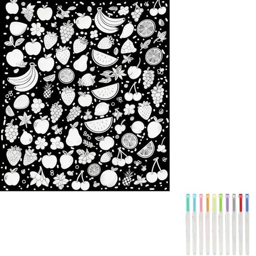 DIY Coloring Blanket for Adults, Color Your Own Blanket with