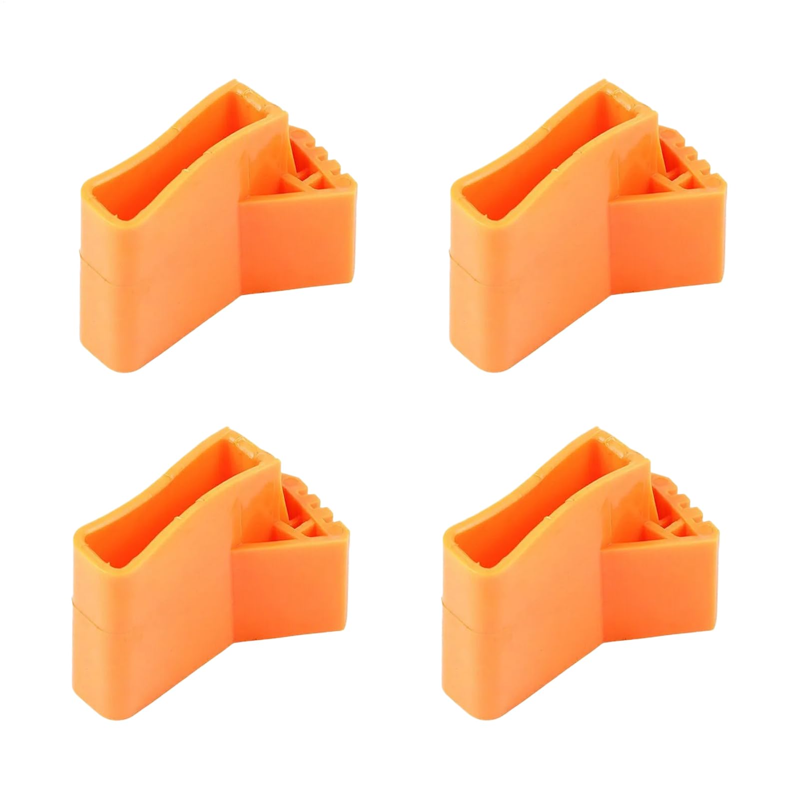Patins antidérapants en caoutchouc pour pieds d'échelle Lot de 4 embouts de protection 9x6,5cm