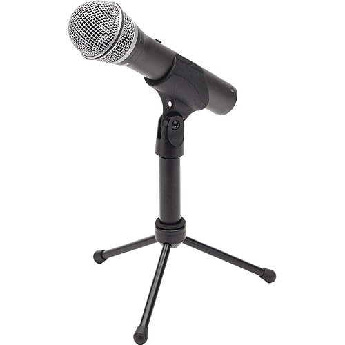 Samson Technologies Q2U USB/XLR Dynamic Microphone Recording and Podcasting Pack (Includes Mic Clip, Desktop Stand, Windscreen and Cables), Silver - Q2U Gray
