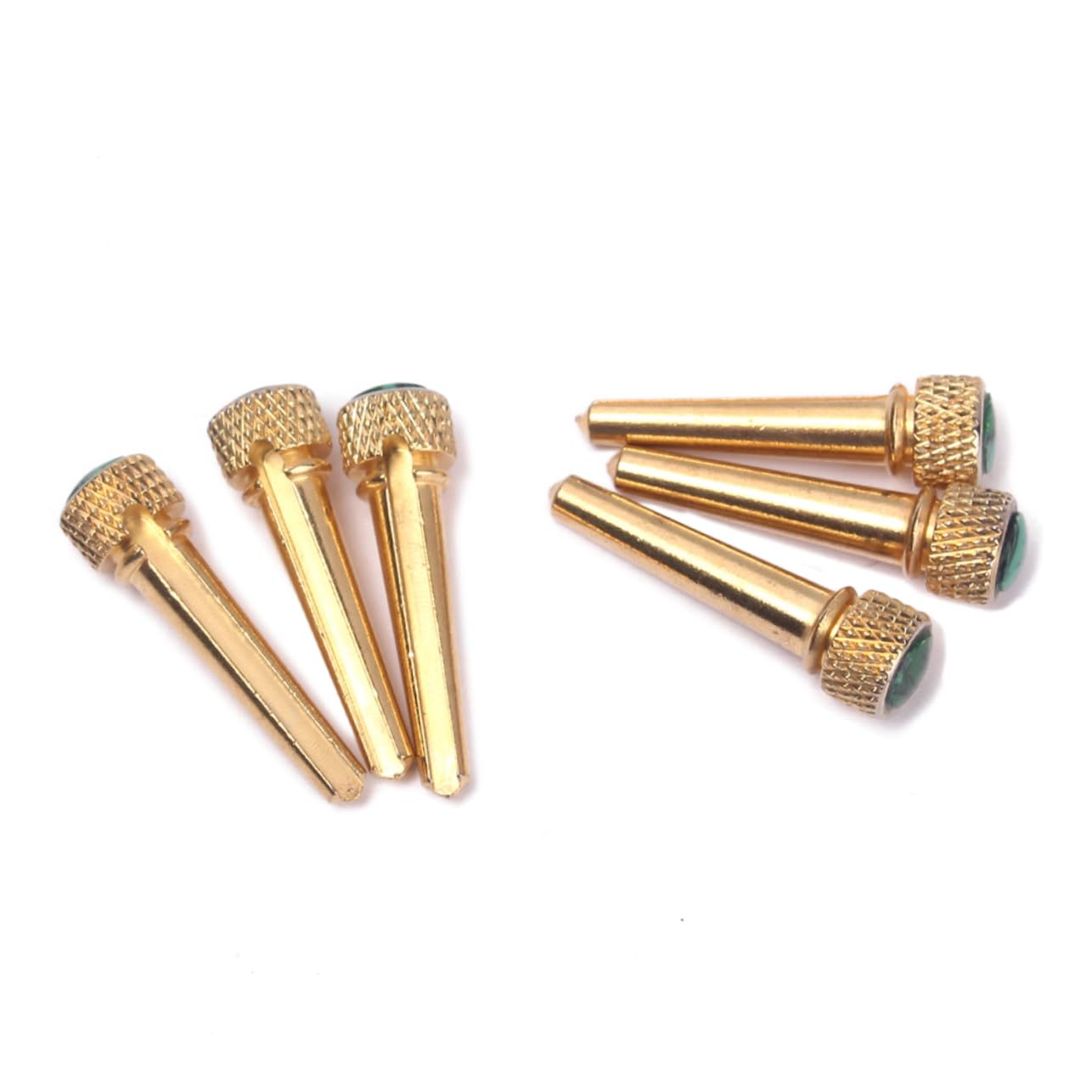ifundom 18pezzi Perni Per Ponte Chitarra Acustica Ottone Con Intarsio Abalone Da Migliora Suono e Stile Per Chitarre Sei Corde